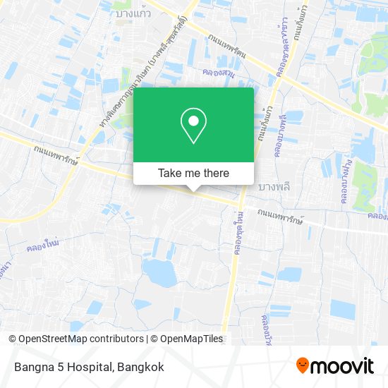 Bangna 5 Hospital map