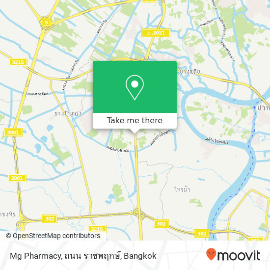 Mg Pharmacy, ถนน ราชพฤกษ์ map