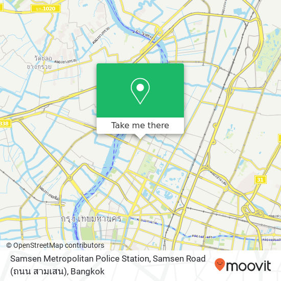 Samsen Metropolitan Police Station, Samsen Road (ถนน สามเสน) map