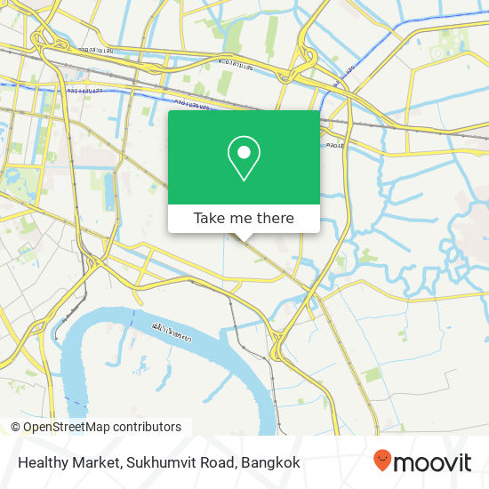 Healthy Market, Sukhumvit Road map