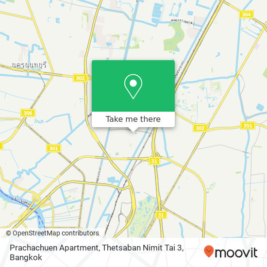 Prachachuen Apartment, Thetsaban Nimit Tai 3 map