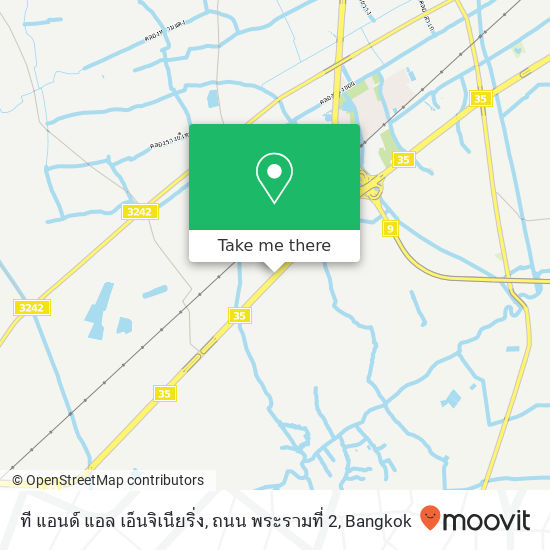 ที แอนด์ แอล เอ็นจิเนียริ่ง, ถนน พระรามที่ 2 map