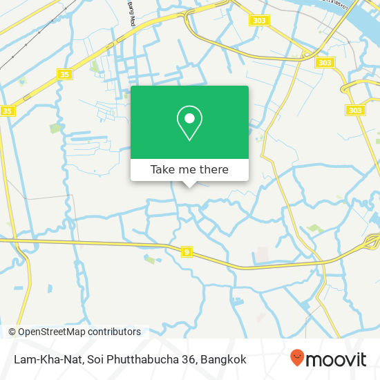Lam-Kha-Nat, Soi Phutthabucha 36 map