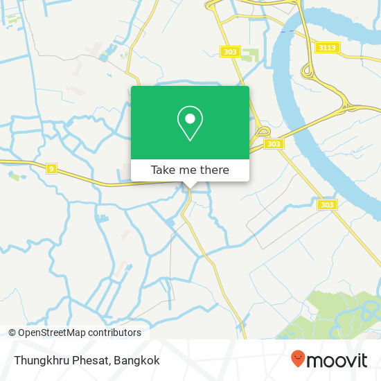 Thungkhru Phesat map