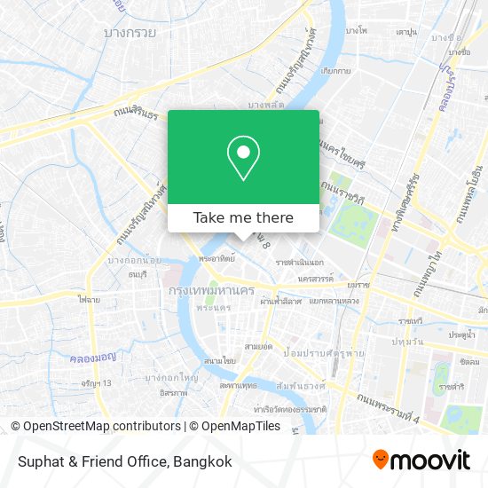 Suphat & Friend Office map