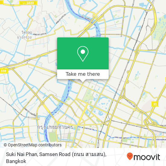 Suki Nai Phan, Samsen Road (ถนน สามเสน) map
