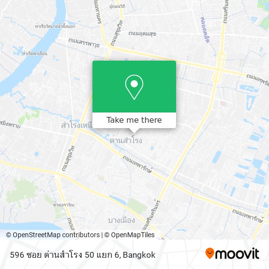 596 ซอย ด่านสำโรง 50 แยก 6 map