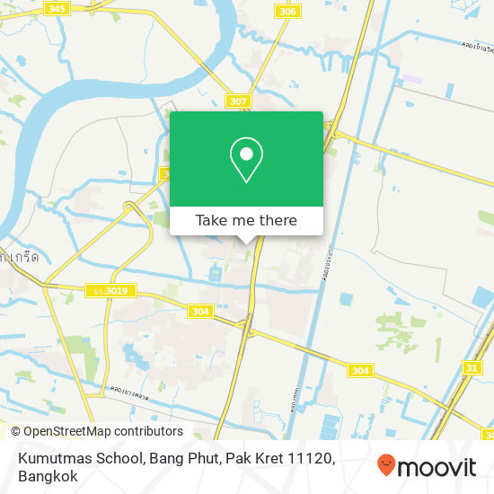 Kumutmas School, Bang Phut, Pak Kret 11120 map