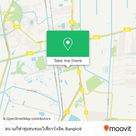 สนามกีฬาชุมชนซอยวิเชียรรังสิต map