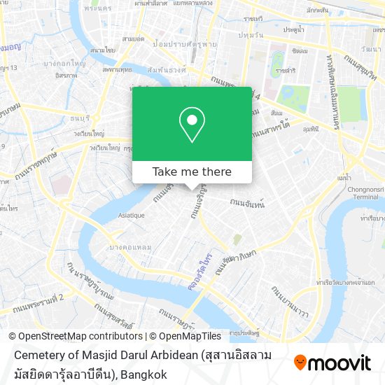 Cemetery of Masjid Darul Arbidean (สุสานอิสลาม มัสยิดดารุ้ลอาบีดีน) map