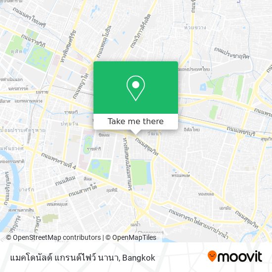 แมคโดนัลด์ แกรนด์ไฟว์ นานา map