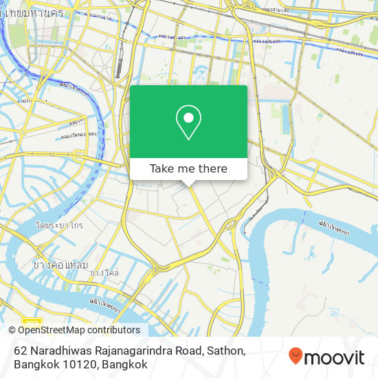 62 Naradhiwas Rajanagarindra Road, Sathon, Bangkok 10120 map