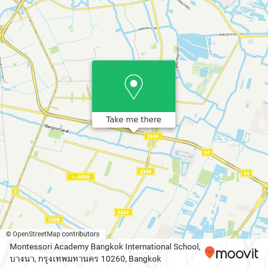 Montessori Academy Bangkok International School, บางนา, กรุงเทพมหานคร 10260 map