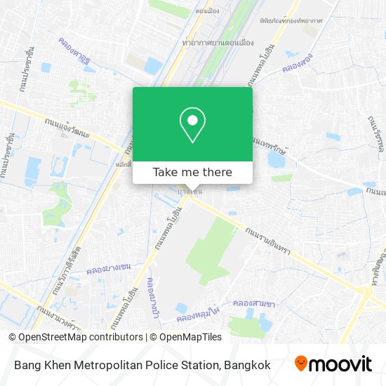 Bang Khen Metropolitan Police Station map