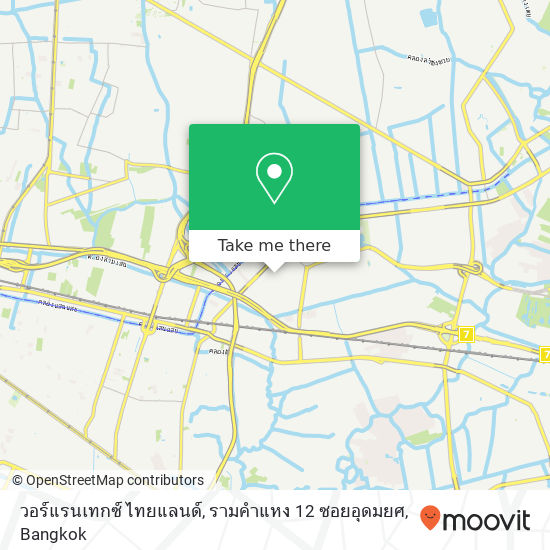 วอร์แรนเทกซ์ ไทยแลนด์, รามคำแหง 12 ซอยอุดมยศ map