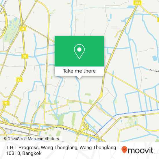T H T Progress, Wang Thonglang, Wang Thonglang 10310 map