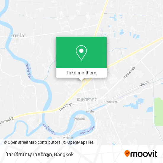 โรงเรียนอนุบาลรักลูก map