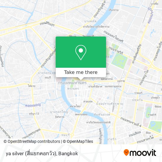 ya silver (สี่แยกคอกวัว) map