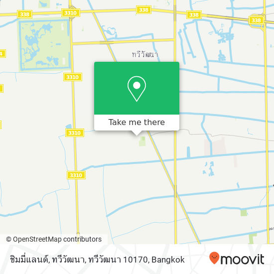 ชิมมี่แลนด์, ทวีวัฒนา, ทวีวัฒนา 10170 map