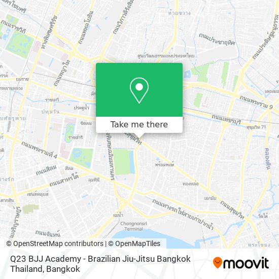 Q23 BJJ Academy - Brazilian Jiu-Jitsu Bangkok Thailand map