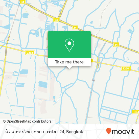 นิว เกษตรไทย, ซอย บางปลา 24 map