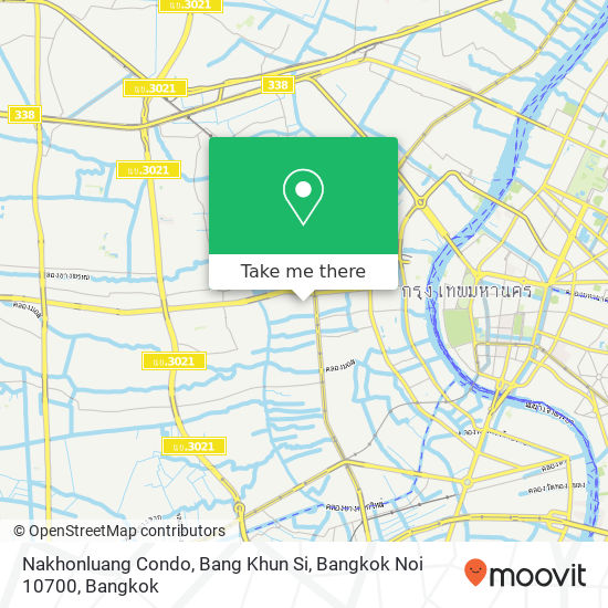 Nakhonluang Condo, Bang Khun Si, Bangkok Noi 10700 map