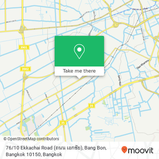 76 / 10 Ekkachai Road (ถนน เอกชัย), Bang Bon, Bangkok 10150 map