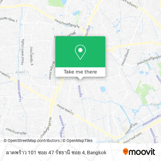 ลาดพร้าว 101 ซอย 47 รัชธานี ซอย 4 map