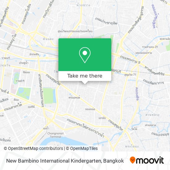 New Bambino International Kindergarten map