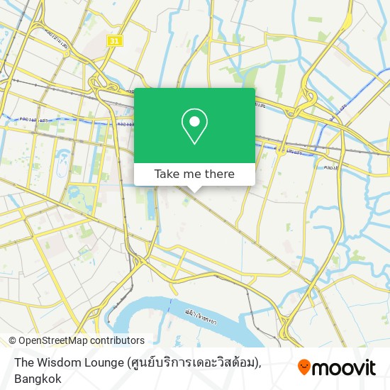 The Wisdom Lounge (ศูนย์บริการเดอะวิสด้อม) map