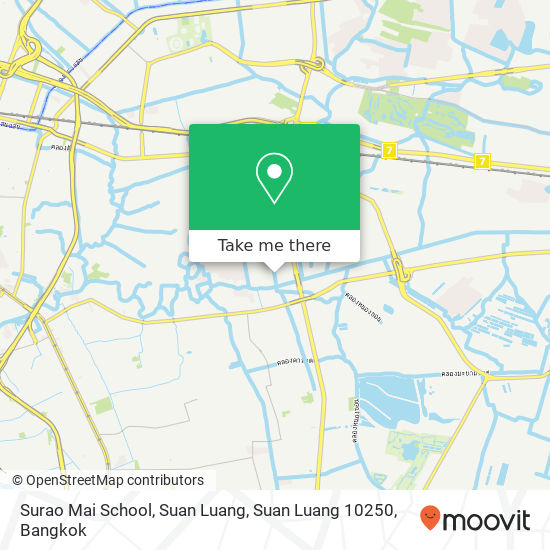 Surao Mai School, Suan Luang, Suan Luang 10250 map