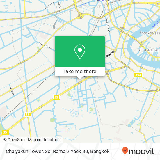 Chaiyakun Tower, Soi Rama 2 Yaek 30 map