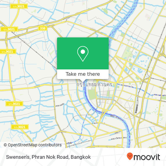Swensen's, Phran Nok Road map