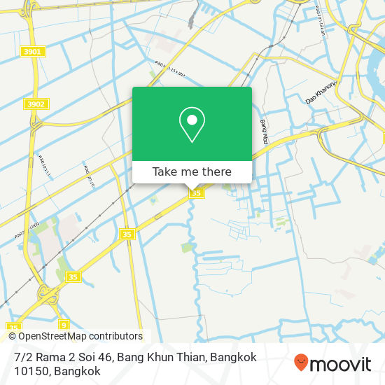 7 / 2 Rama 2 Soi 46, Bang Khun Thian, Bangkok 10150 map