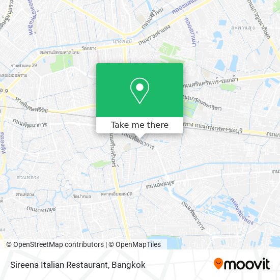 Sireena Italian Restaurant map