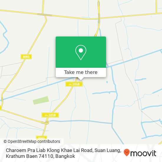 Charoem Pra Liab Klong Khae Lai Road, Suan Luang, Krathum Baen 74110 map