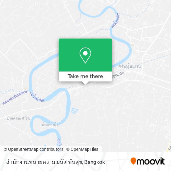 สำนักงานทนายความ มนัส ทับสุข map