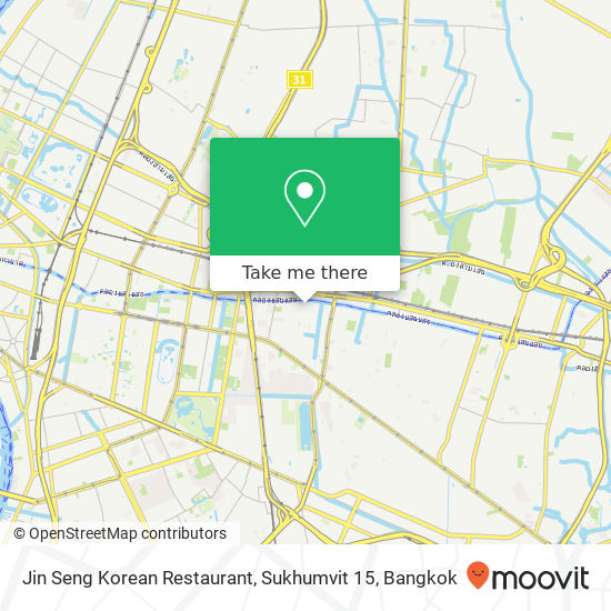 Jin Seng Korean Restaurant, Sukhumvit 15 map