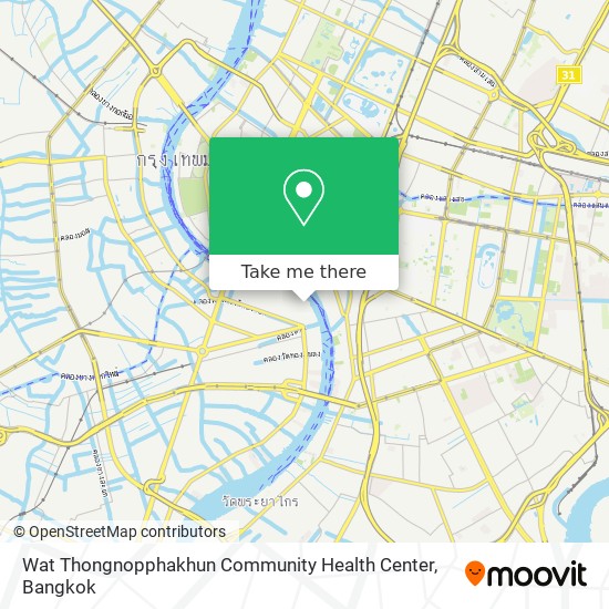 Wat Thongnopphakhun Community Health Center map