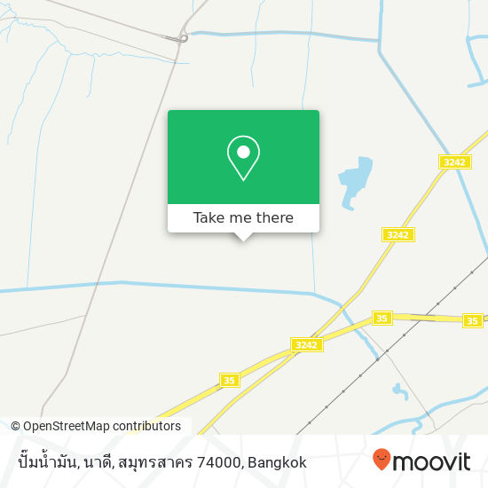 ปั๊มน้ำมัน, นาดี, สมุทรสาคร 74000 map