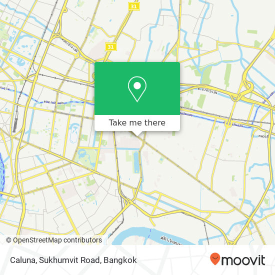 Caluna, Sukhumvit Road map