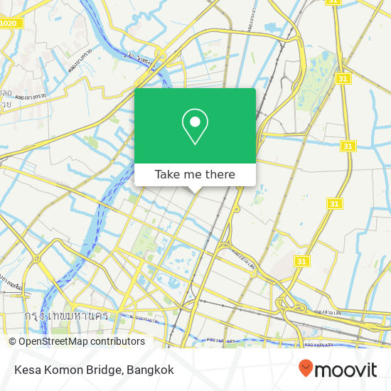 Kesa Komon Bridge map
