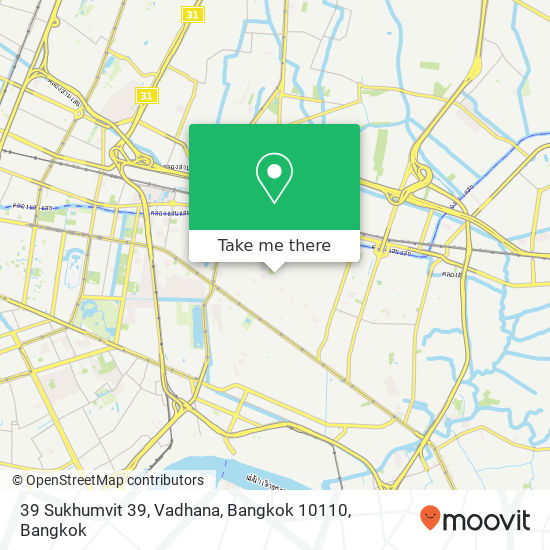 39 Sukhumvit 39, Vadhana, Bangkok 10110 map