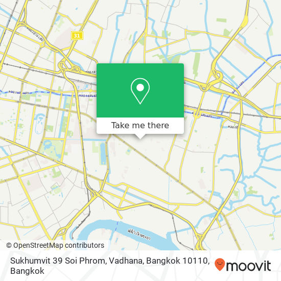 Sukhumvit 39 Soi Phrom, Vadhana, Bangkok 10110 map
