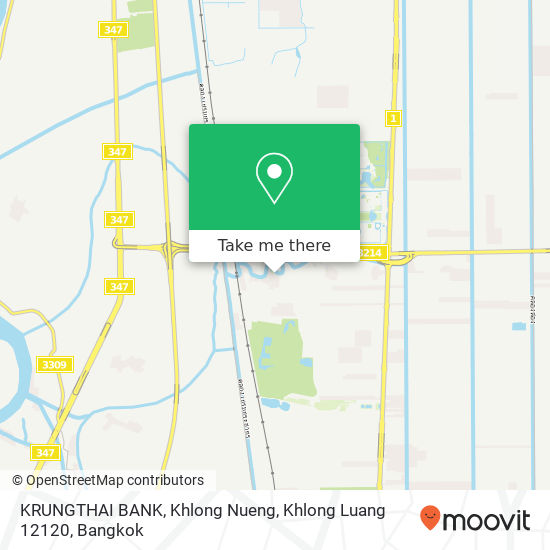 KRUNGTHAI BANK, Khlong Nueng, Khlong Luang 12120 map