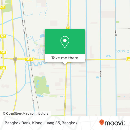 Bangkok Bank, Klong Luang 35 map