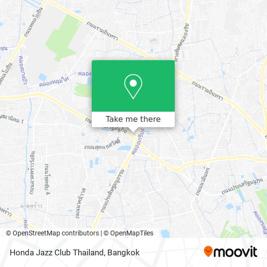 Honda Jazz Club Thailand map