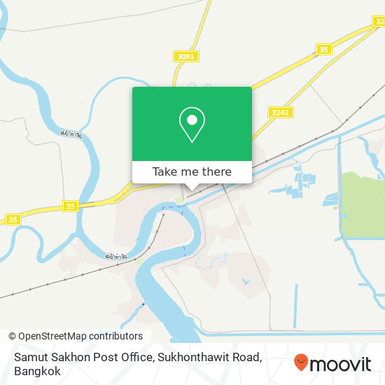 Samut Sakhon Post Office, Sukhonthawit Road map