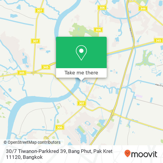 30 / 7 Tiwanon-Parkkred 39, Bang Phut, Pak Kret 11120 map