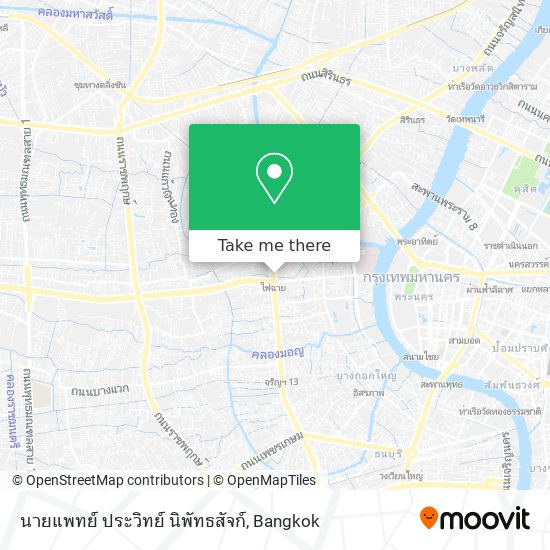 นายแพทย์ ประวิทย์ นิพัทธสัจก์ map